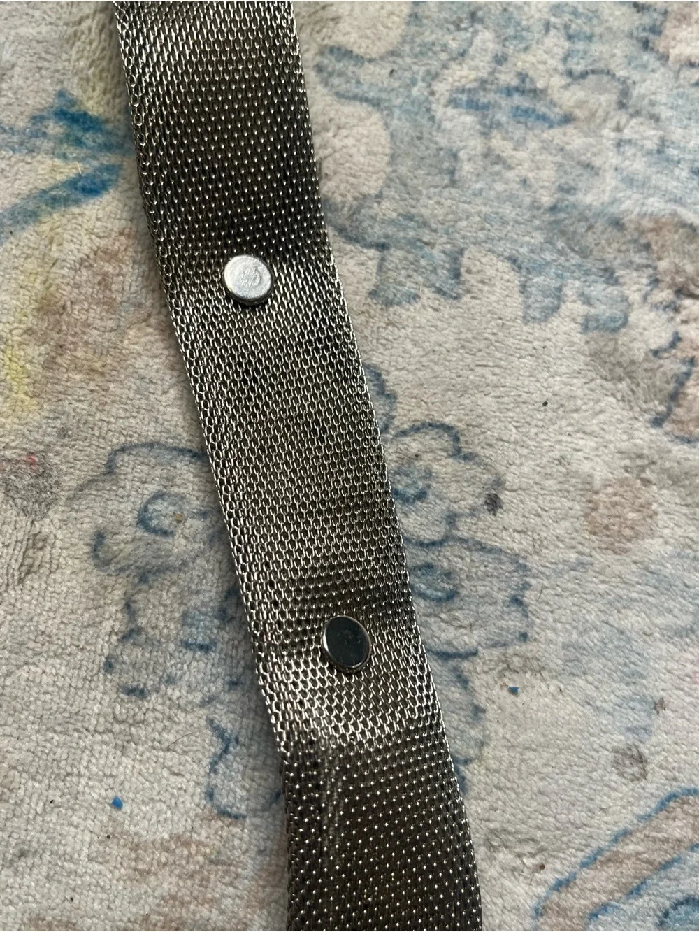 Women’s black Leather Belt with Silver Metal Accents
